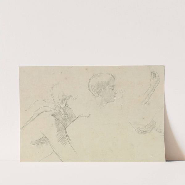 Studies van een liggende jongen (1874 - 1925) by Jan Veth
