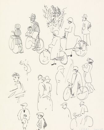Studies van fietsers en wandelaars