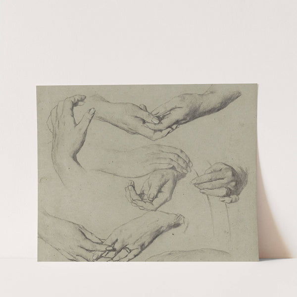 Studies van handen by Thérèse Schwartze