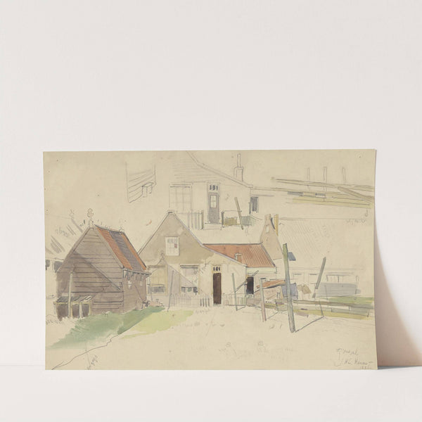 Studies van huizen in de Vinkenbuurt, Amsterdam by Jan H.L. Hanau