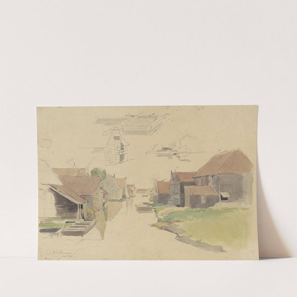 Studies van huizen in de Vinkenbuurt, Amsterdam by Jan H.L. Hanau