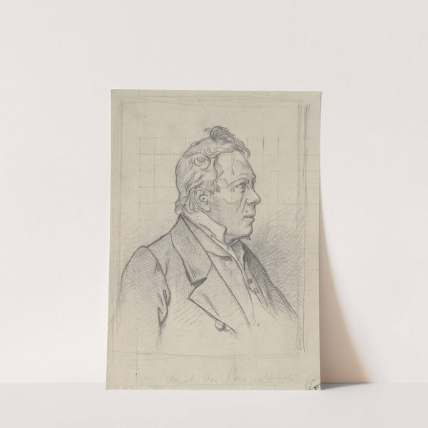 Studium portretowe mężczyzny by Józef Simmler