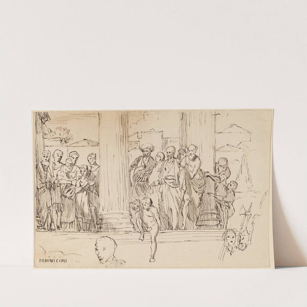 Study after Domenichino (c. 1858) by Elihu Vedder