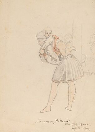Study after Gozzoli (1858)