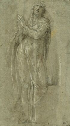 Study after Michelangelo’s Rachel on the tomb of Julius II