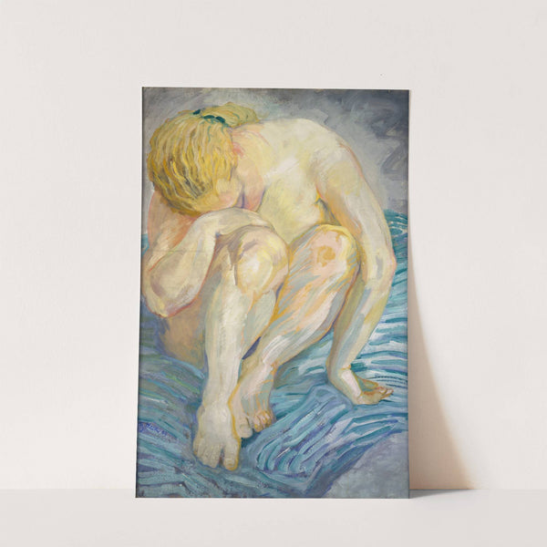 Study Female Nude (1909) by Franz Marc