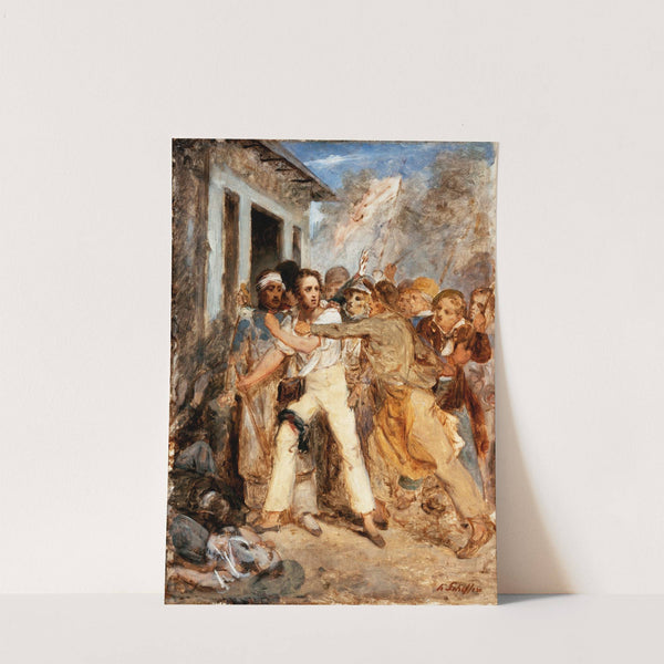 Study for a Battle Scene by Hendrik Scheffer