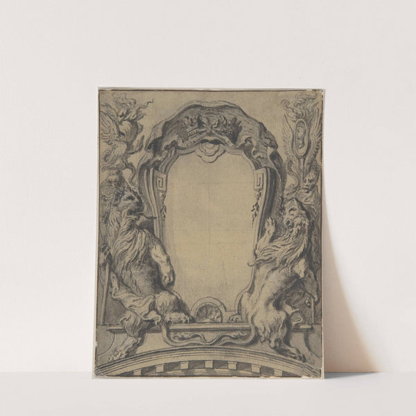 Study for a Cartouche by Gilles-Marie Oppenord