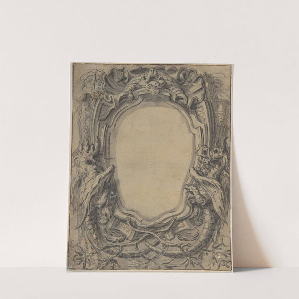 Study for a Cartouche by Gilles-Marie Oppenord