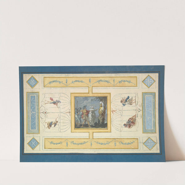 Study for a Ceiling. by Jean-Jacques Lagrenée