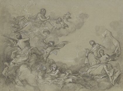 Study for a ceiling