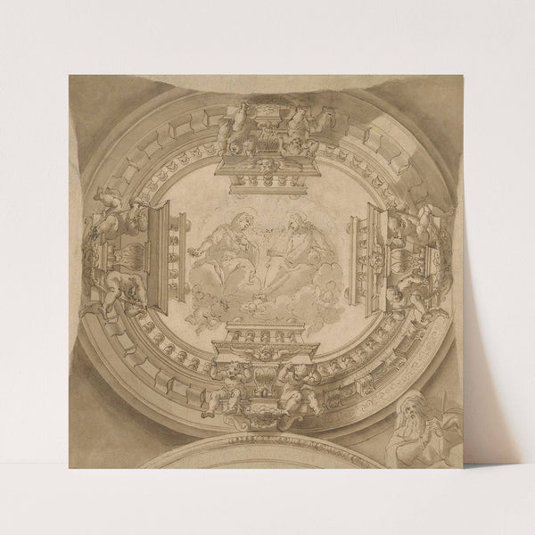 Study for a Ceiling with the Virgin and Christ in Glory by Francisco Rizi