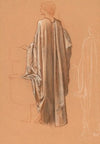 Study for a draped female figure for ‘The Sleep of Arthur in Avalon’