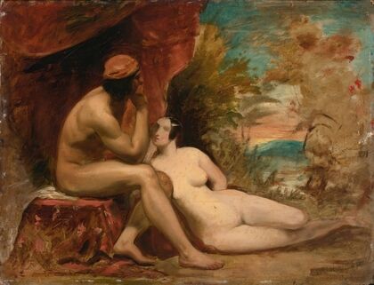 Study For A Family Of The Forests