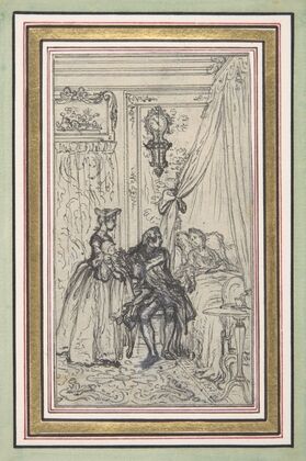Study for a frontispiece for ‘Histoire de Miss Jenny’