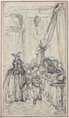 Study for a frontispiece for ‘Histoire de Miss Jenny’