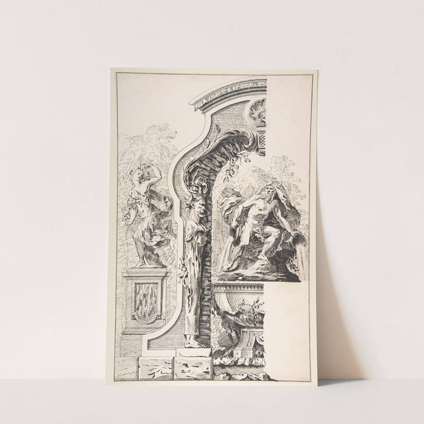 Study for a Garden Capriccio 2 by Workshop of Gilles-Marie Oppenord