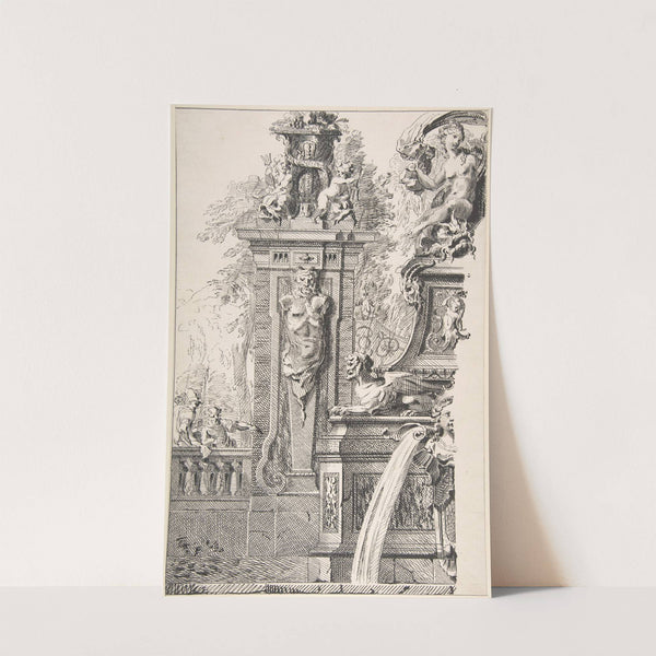Study for a Garden Capriccio by Workshop of Gilles-Marie Oppenord