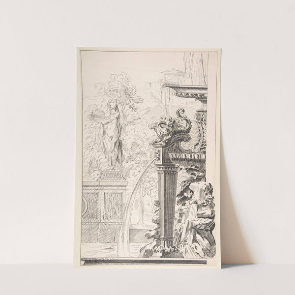 Study for a Garden Capriccio by Workshop of Gilles-Marie Oppenord