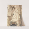 Study for a Girl Reading by William Mulready