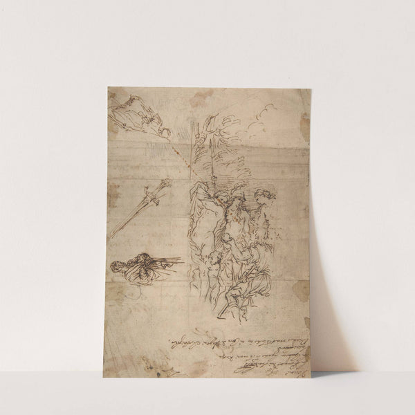 Study for a Judgment of Paris and Other Figure Studies by Salvator Rosa