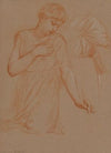Study for a kneeling angel