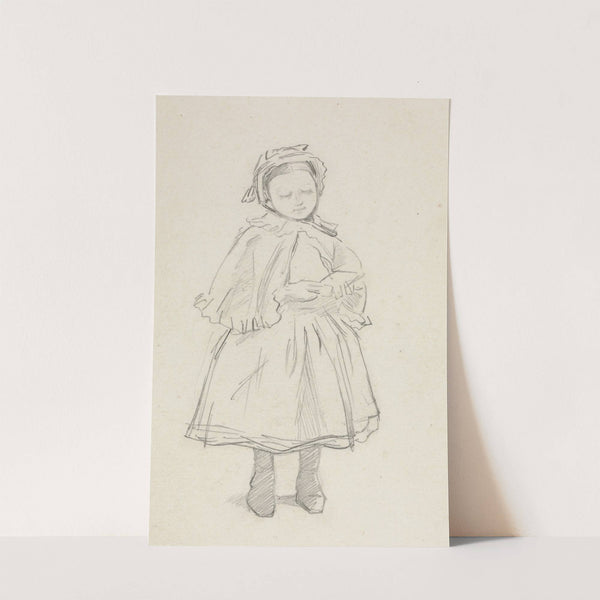 Study for a Little Girl by Charles Samuel Keene