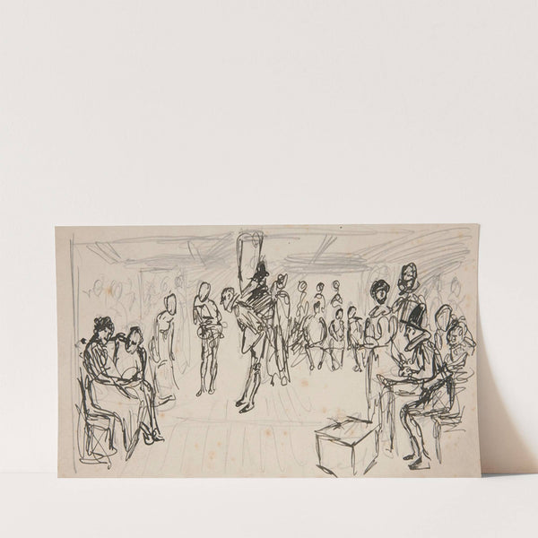 Study for a ‘Matrimonial Speculation’ (1990) by Edwin Austin Abbey