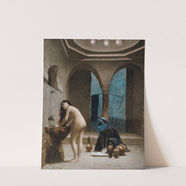 Study For A Maure Bath, Turkish Woman In The Bath by Jean-Léon Gérôme