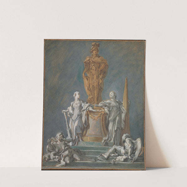 Study for a Monument to a Princely Figure by François Boucher
