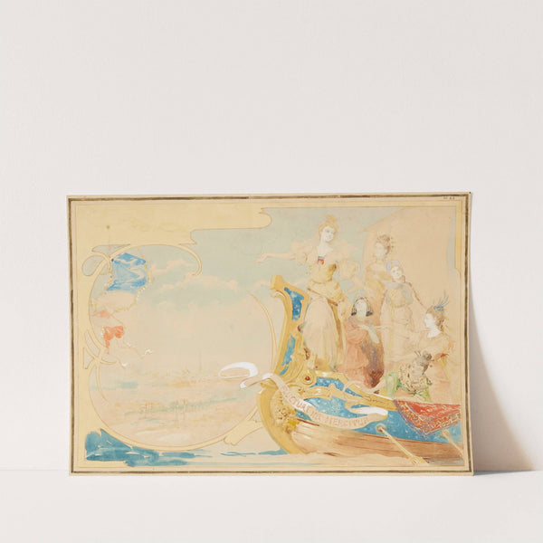 Study for a Mural (circa 1900) by Alphonse Mucha