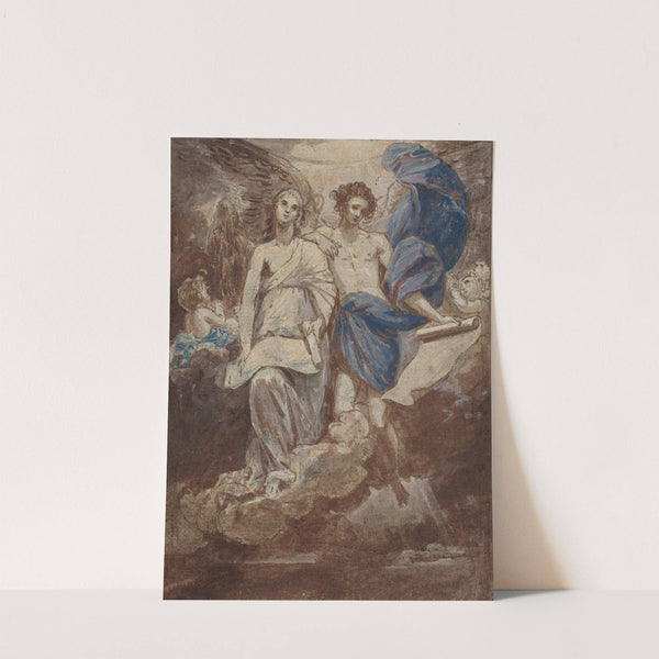 Study for a painting of The Angels Appearing to the Shepherds, 1774 (1771 - 1774) by Benjamin West