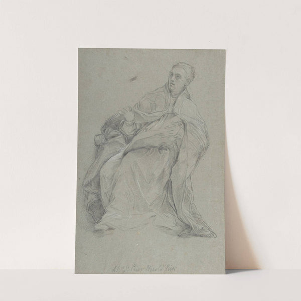 Study for a Seated Prelate (Saint Gregory the Great) (1685–86) by Carlo Maratti