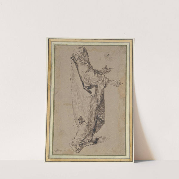 Study for a Standing Virgin Mary (ca. 1608–10) by Jacob de Gheyn II