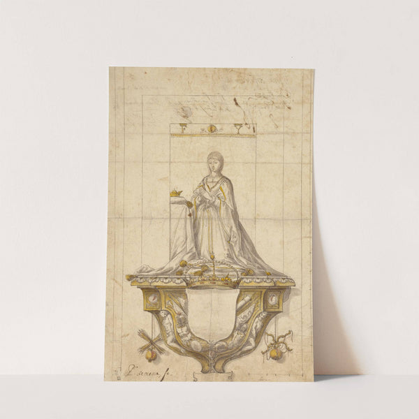 Study for a Statue of Queen Isabella by Pedro Mena y Medrano