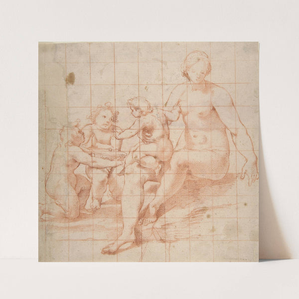 Study for a Virgin and Child with Two Angels by Poppi (Francesco Morandini)