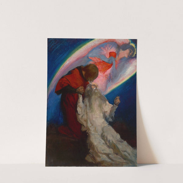 Study for Amfortas Released by Galahad, in The Quest and Achievement of the Holy Grail (ca. 1893–1901) by Edwin Austin Abbey