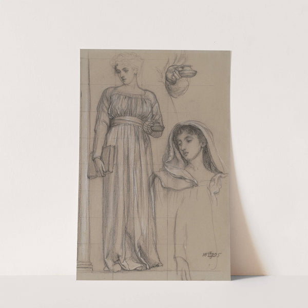 Study for an Allegorical Figure of Religion (1895) by Edward John Poynter