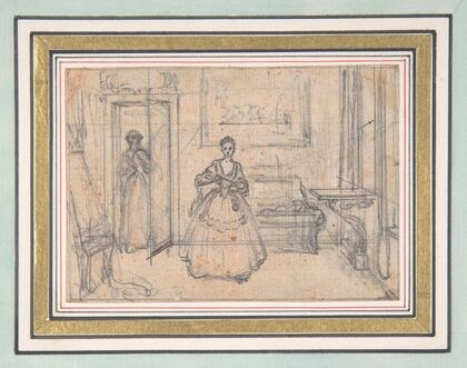 Study for an Engraving of ‘Songs in the Opera of Flora’