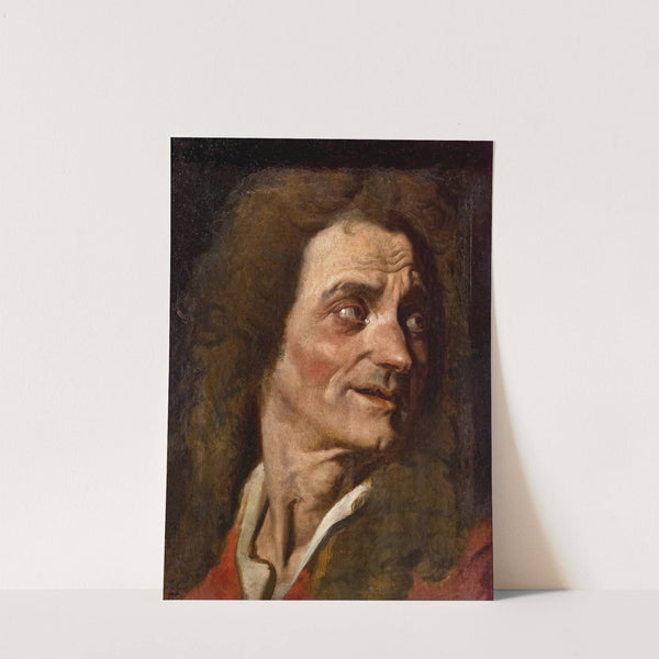 Study for Apotheosis of Homer; Boileau's head by Jean Auguste Dominique Ingres