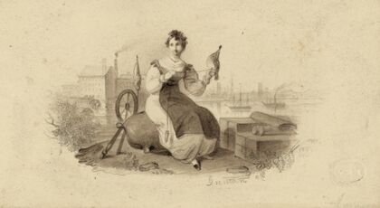 Study for bank-note vignette
