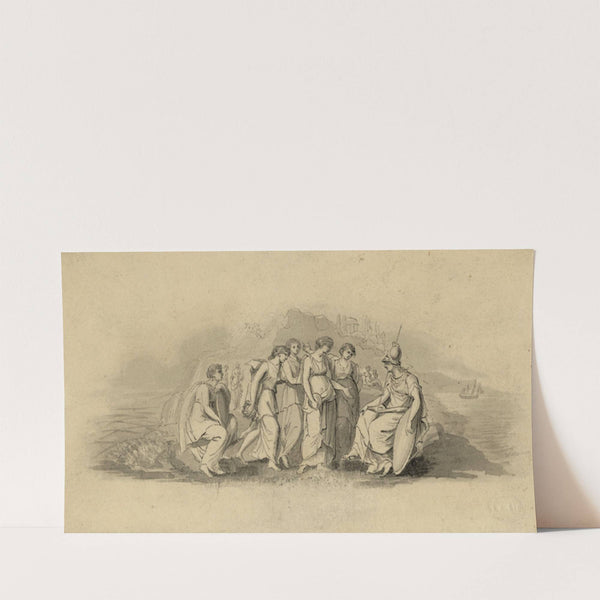 Study for bank-note vignette by John William Casilear