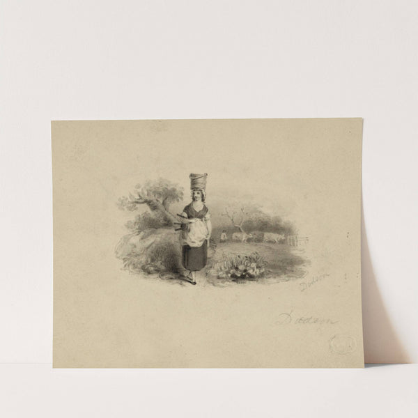 Study for bank-note vignette by Richard W. Dodson