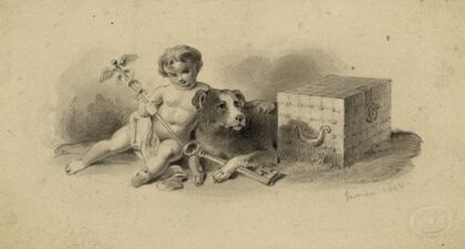 Study for bank-note vignette
