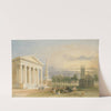 Study for Bartlett’s View of Yale College and Statehouse by William Henry Bartlett