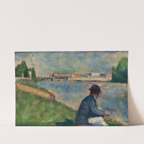 Study for ‘Bathers at Asnières’ (c. 1883-1884) by Georges Seurat