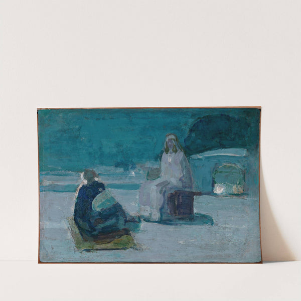 Study for Christ and Nicodemus on a Rooftop by Henry Ossawa Tanner