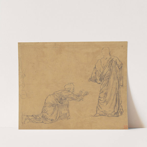 Study for 'Christ Appearing to Mary' by John La Farge