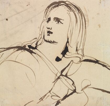 Study For, Christ’s Entry into Jerusalem.