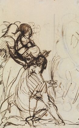 Study For, Christ’s Entry into Jerusalem..